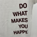 t-shirt con stampa sul retro happy